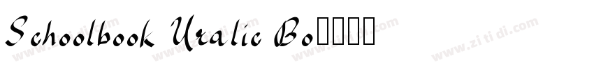 Schoolbook Uralic Bo字体转换